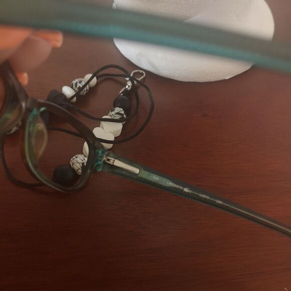 Lacoste Ladies Optical Frame Eyewear Aqua Green & Brown - Picture 16 of 16